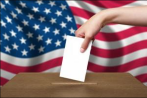 a picture of voting process