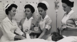 old picture of nurses