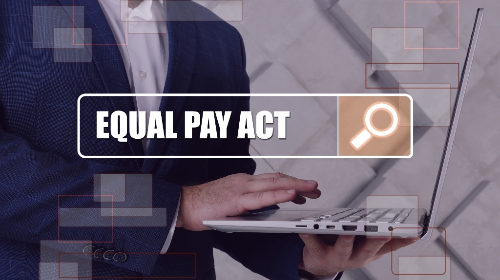 man is searching for equal pay act