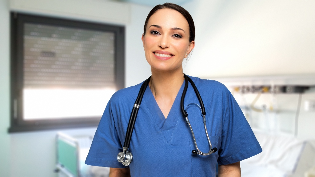 smiling young nurse