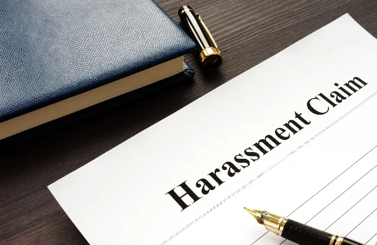 harassment claim paperwork